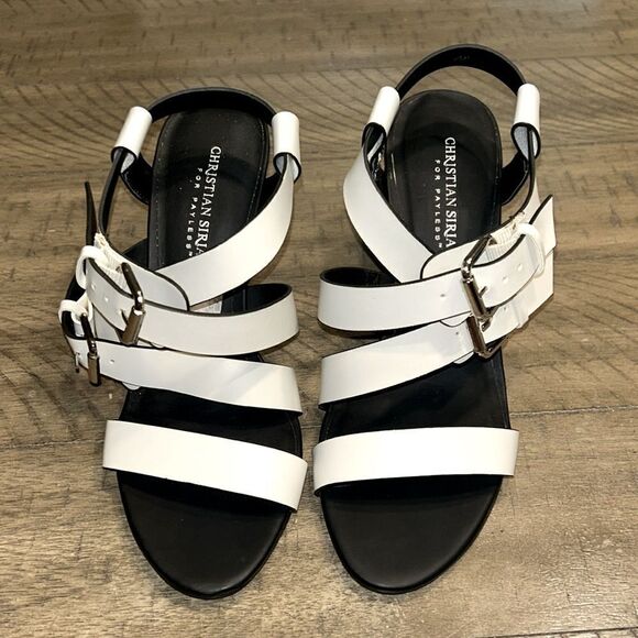 NWOT Christian Siriano strappy heels size 7 - Picture 2 of 14